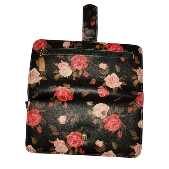 Floral Black Wallet - Picture 6 of 6